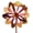 Firebrand, variant on Regal Art & Gift 19" Burst Solar Wind Spinner - Flower Metal 68" Kinetic Garden