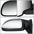 thumbnail image 2 of DNA Motoring OEM-MR-GM1320174 For 1999 to 2002 Chevy Silverado GMC Sierra 1500 2500 3500 OE Style Powered Driver / Left Side View Door Mirror 15172247 00 01, 2 of 3