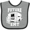 thumbnail image 3 of Inktastic Future EMT Ambulance Boys or Girls Baby Bib, 3 of 4
