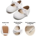 thumbnail image 4 of Soft Sole Baby Shoes - Infant Baby Walking Shoes Moccasins Rubber Sole Crib Shoes, 4 of 7
