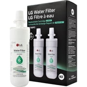 2-Pack LT700P Genuine Refrigerator Water Filter For LG ADQ36006101 Replacement Filter
