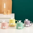 thumbnail image 5 of Kawaii Bowknot Mug Cute Ceramic Water Cup Nordic Girl Coffee Milk Cup350ML, 5 of 8