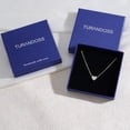 thumbnail image 6 of Turandoss 14K White Gold Plated Choker Tiny Heart Name Pendant Necklace for Women Girls Kids Letter A-Z Cute Jewelry Personalized Birthday Gifts Gifts for Women Teen Girls, 6 of 7