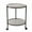Gray, variant on 2 Tier Side Table Folding Round End Table Small Nightstand With Two Removable Tray For Bedroom Living Room Bedside Small Spaces Tall Nightstand End Table