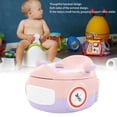 thumbnail image 4 of Inodoro De Entrenamiento Para Ir Al Baño, Cojín De PU Duradero Y Fácil De Limpiar, Diseño Separado Para Ir Al Baño Para Niños Pequeños Para El Hogar, 4 of 7