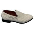 thumbnail image 2 of Men's Dress Shoes Loafer Rhinestone Tuxedo Glitter Stage Fashion, 2 of 4