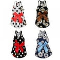 thumbnail image 3 of Summer Floral Bowknot Dog Dress Pet Princess Dress Wedding Pet Dressing Up Skirt for Puppy Dog Pet Dog Outfits, 3 of 11