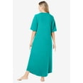 thumbnail image 2 of Dreams & Co. Women's Plus Size Long French Terry Zip-Front Robe (Petite Available), 2 of 6