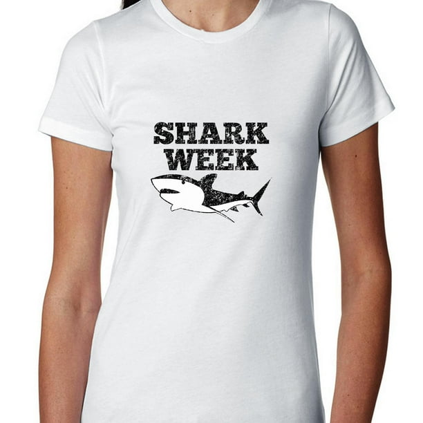 Hollywood Thread Shark Week Cool Great White Shark Graphic Women's