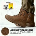 thumbnail image 3 of LXSO Men's High‑Top Tactical Boots, Heavy‑Duty All‑Terrain Outdoor Shoes with Non‑Slip Rubber Soles,  Ideal for Hiking, Hunting, Rock Climbing and Mountaineering in All Weather Conditions, 3 of 10