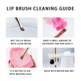 thumbnail image 7 of Double-Ended Lip Brush, Retractable Makeup Brush, Multi-Purpose Lip Eyebrow Nose Shadow Brush, Man-Made Fiber, 15cm Length, Easy to Clean, Durable and Portable Design, 7 of 7