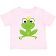 thumbnail image 3 of Inktastic Cute Frog, Green Frog, Crown, Frog Prince Boys or Girls Toddler T-Shirt, 3 of 5