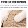 thumbnail image 4 of Sisal Rope Ball Cat Toy Cat Climbing Sisal Scratching Tool Rope Ball Cat Frame Sisal Frame Pet Toy Interactive Game Scratching Tool Wooden Shelf, 4 of 9