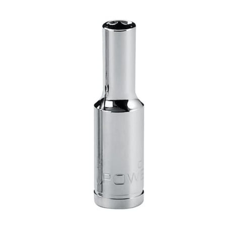 

Powerbuilt 1/2 Inch Drive x 10 MM 6 Point Deep Socket - 642217