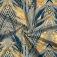 thumbnail image 6 of CLOOCL Oversized Blouse Rainforest Leaves Printed Mid Sleeve Shirts Nordic Style T Shirts, 6 of 6