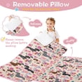 thumbnail image 3 of Dachshund and Flower Toddler Nap Mats for Kids Preschool,Sleeping Mat Bag or Kids,Toddler Sleeping Bag,Toddler Nap Mat or Daycare, 3 of 6