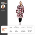 thumbnail image 4 of Sudadera portátil con capucha Giggling Getup Sherpa, forro polar rosa, 4 of 8