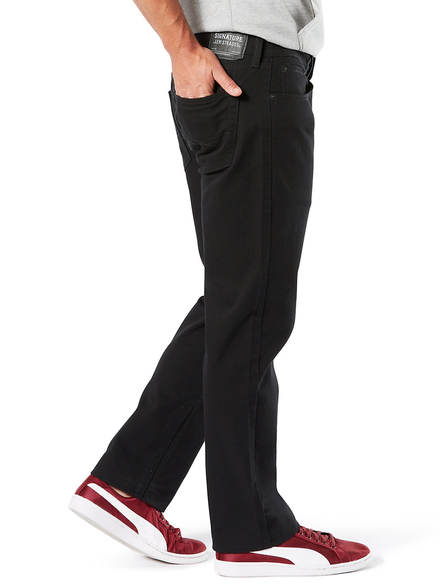 Levi Strauss Signature Men's and Big and Tall Relaxed Fit Jeans