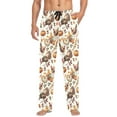thumbnail image 2 of Thanksgiving Chicken Mens Pajama Pants Cotton Elastic Waistband Lounge Sleep Pajama Bottoms Pj with Pocket, 2 of 7