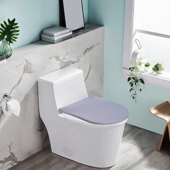 Eolstice Stretchable Toilet Seat Cover in Soft Fabric, Universal Fit for Standard Toilets, Machine Washable for Easy Cleaning and Hygiene