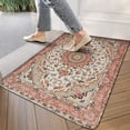 thumbnail image 3 of Bohemian Orange Ethnic Patterned Carpet Welcome Doormat for Indoor/Outdoor Entrance Bohemian Orange Ethnic Patterned Carpet Decoration Door Mat Kitchen Door Mat Bedroom Doormat 17x30 Inch, 3 of 6