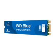 Western Digital 2TB WD Blue SA510 SATA SSD, Internal M.2 2280 Solid State Drive - WDS200T3B0B-00C7C0