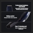 thumbnail image 4 of SIYTUAU Mini Shaver For Home And Car Usb Charging Portable Electric Beard Trimmer Waterproof With Limit Comb Plastic, 4 of 6