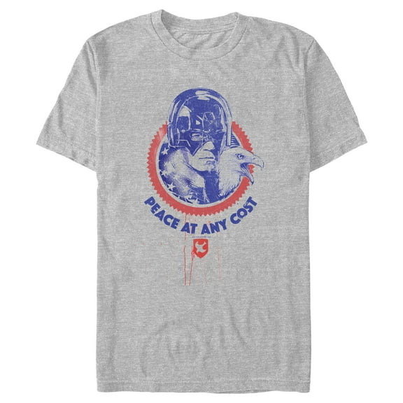 Men's Peacemaker Peace At Cost  Graphic Tee Athletic Heather X Large