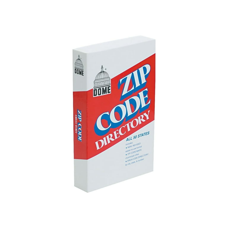 Zip Code Directory, Paperback, 750 Pages Zip Code Directory, Paperback, 750 Pages