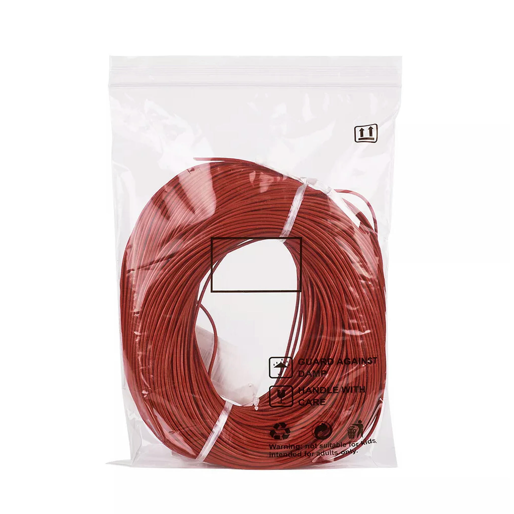 U8MO 109 yds Red Round Cowhide Leather String Cord Jewelry Bracelet Cord Thread 2mm