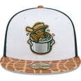thumbnail image 2 of Men's New Era White/Tan Charleston RiverDogs Theme Night 59FIFTY Fitted Hat, 2 of 6