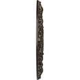 thumbnail image 4 of Ekena Millwork 18"OD x 3 1/2"ID x 1 1/2"P Rose Ceiling Medallion (Fits Canopies up to 7 1/4"), Hand-Painted Stone Hearth Crackle, 4 of 6
