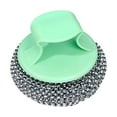 thumbnail image 5 of Stainless Steel Wool Scrubber with Handle, Heavy Duty Pot Scrubbers Dish Scrubber Cleaning Brush Wash for Dish, Stainless Steel Scrubbing Brushes Cleaning Supplies for Pots, Pans (Green + Blue ,3PCS), 5 of 7