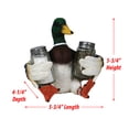 thumbnail image 3 of Rivers Edge Products Salt and Pepper Shakers Set, Unique Poly Resin and Glass Spice Dispenser, Novelty Kitchen Counter Decor, Mallard Duck, 3 of 7