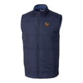 thumbnail image 2 of Men's Cutter & Buck  Navy Las Vegas 51s Stealth Hybrid Quilted Full-Zip Windbreaker Vest, 2 of 3