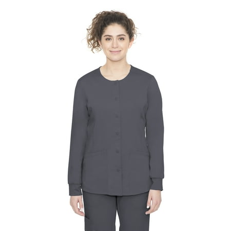 

Healing Hands Purple Label Women s Daisy 5-Pocket Scrub Jacket