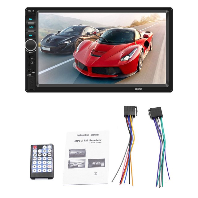 stanreset Car MP5 Player Detachable 7-inch Interface Sound Knob Touch Screen Video Playing Automotive Radio 7010B