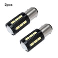 thumbnail image 3 of Riwesomey 2 piezas de bombilla de luz automática 21SMD, reemplazo Universal desmontable, resistente al calor, accesorios de lámpara de advertencia de Bombillas para automóviles Base 1157 Riwesomey VI017609-01B, 3 of 6