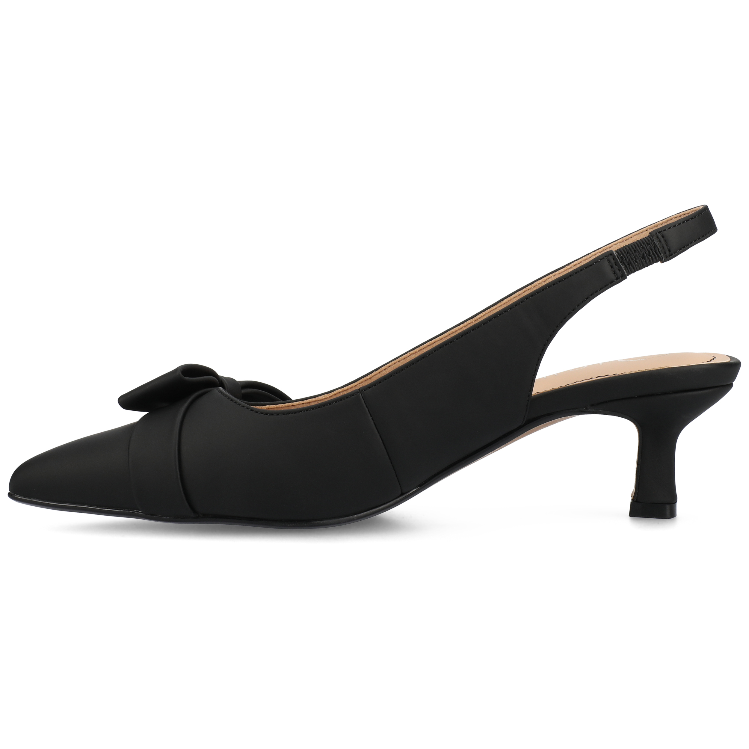 Journee Paloma Women's Pointed Toe Kitten Heel Pumps photo 2