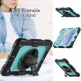 thumbnail image 4 of For iPad Mini 5th/4th Generation Case 7.9 inch 2019/2015, 360 Rotating Shockproof Cover with Stand, Screen Protector, Shoulder Strap, Sky Blue PC, 4 of 7