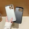 thumbnail image 7 of Purluct Slim Designed for iPhone 13 Pro Case,Paper-Thin Back Case [Anti-Fingerprints & Color-matching]Ultra Protective Cover with Camera Protection for Men Women,White+Black, 7 of 7