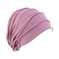 thumbnail image 1 of Qarigey Diadema de cáncer para mujer, elástica, talla única, se adapta a la mayoría de los regalos de moda Sombreros Taro Púrpura, 1 of 6