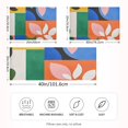 thumbnail image 2 of Yayeee Pillowcase Standard Size Set of 2 Satin Wrinkle Resistant Pillow Case, Abstract Plants, 2 of 7