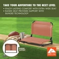 thumbnail image 4 of Ozark Trail Stadium Seat Orange Crush, 4 of 15
