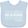 thumbnail image 3 of Inktastic He is Risen Mirror Words Boys or Girls Baby Bib, 3 of 4