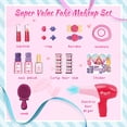 thumbnail image 3 of Set de mesa de maquillaje Pretend Play zaddgiuuy con luces y música, 3 of 6