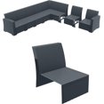 thumbnail image 2 of Compamia Monaco Patio Armless Chair in Dark Gray, 2 of 2