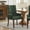 Green, variant on 1-Piece Upholstered Chenille Fabric Dining Chair, High-Back Tufted Arm Chair with Rolled Top & Nailhead Trim, Curved Solid Wood Legs, Elegant Light American Style for Kitchen Dining Room