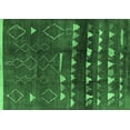 thumbnail image 1 of Ahgly Company Indoor Rectangle Oriental Emerald Green Industrial Area Rugs, 5' x 7', 1 of 4