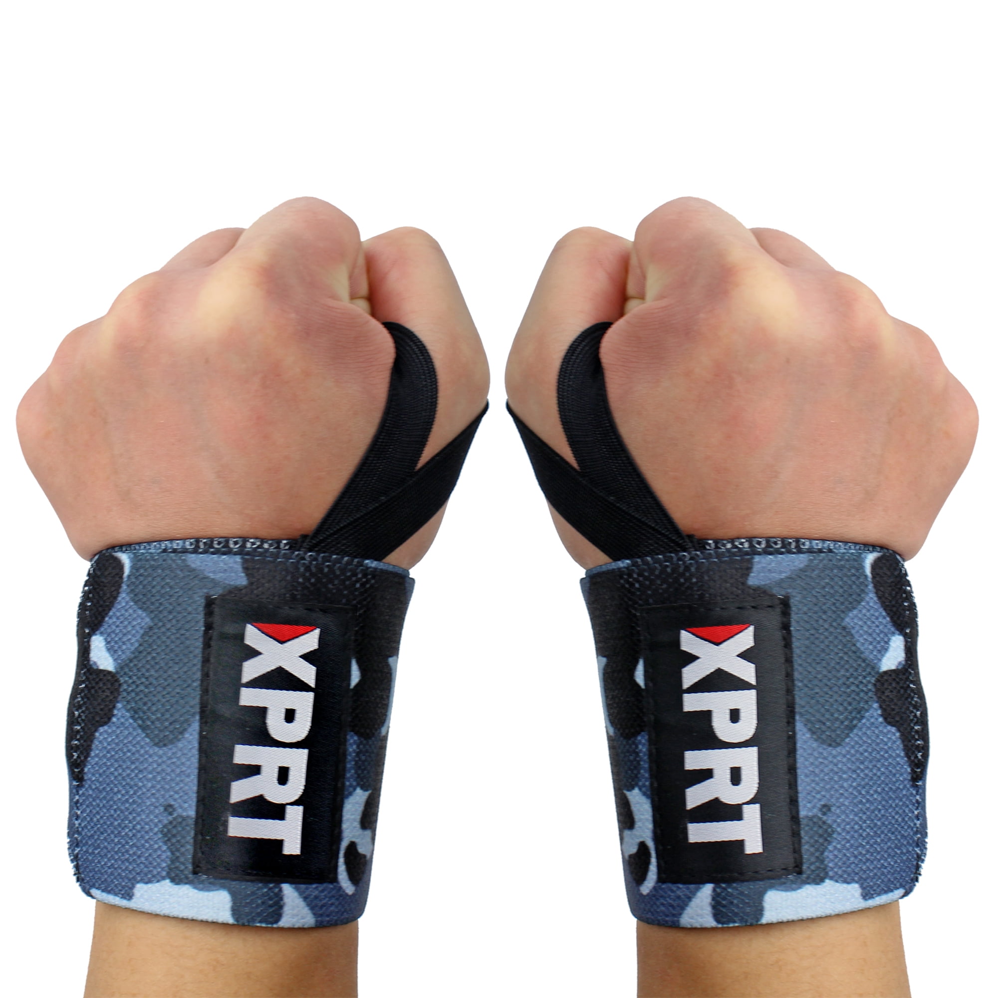XPRT FITNESS Wrist Wraps 18'' with Thumb Loops (Pair) Wrist Support